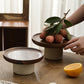 Round Wood Tray in Medium