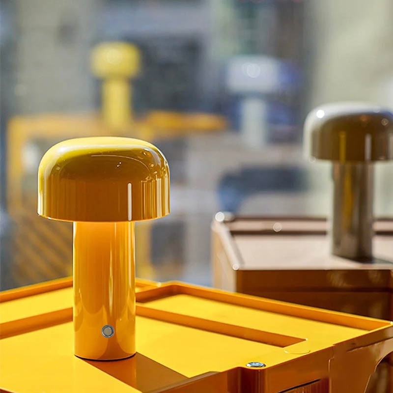Portable Rechargeable Table Lamp in Yellow