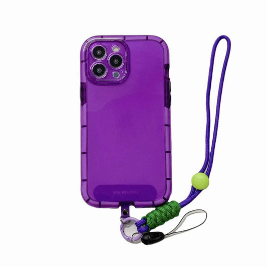 Lanyard iPhone Case in Purple