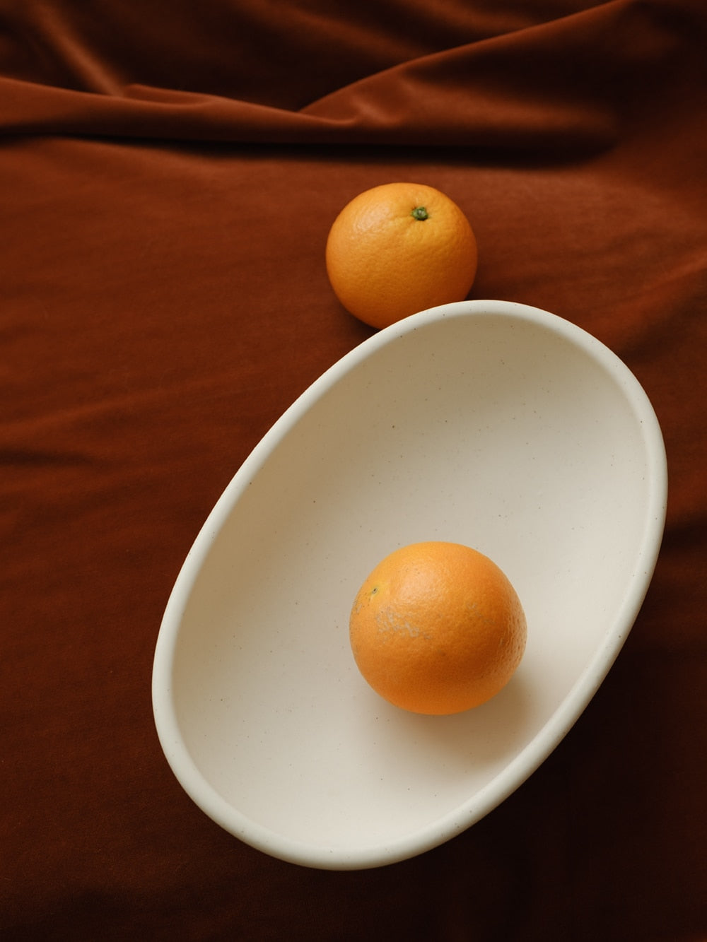 Ceramic Fruit Bowl in Cream