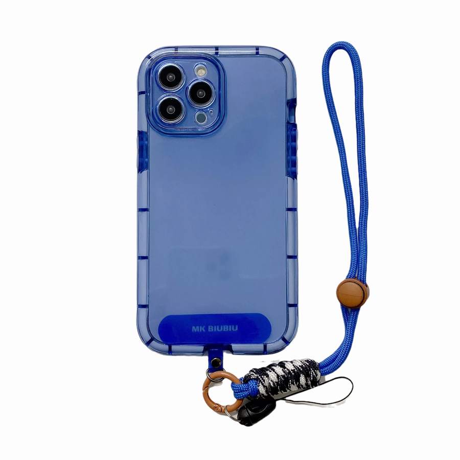 Lanyard iPhone Case in Blue