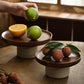 Round Wood Tray in Medium