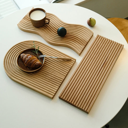 Grooved Wooden Tray