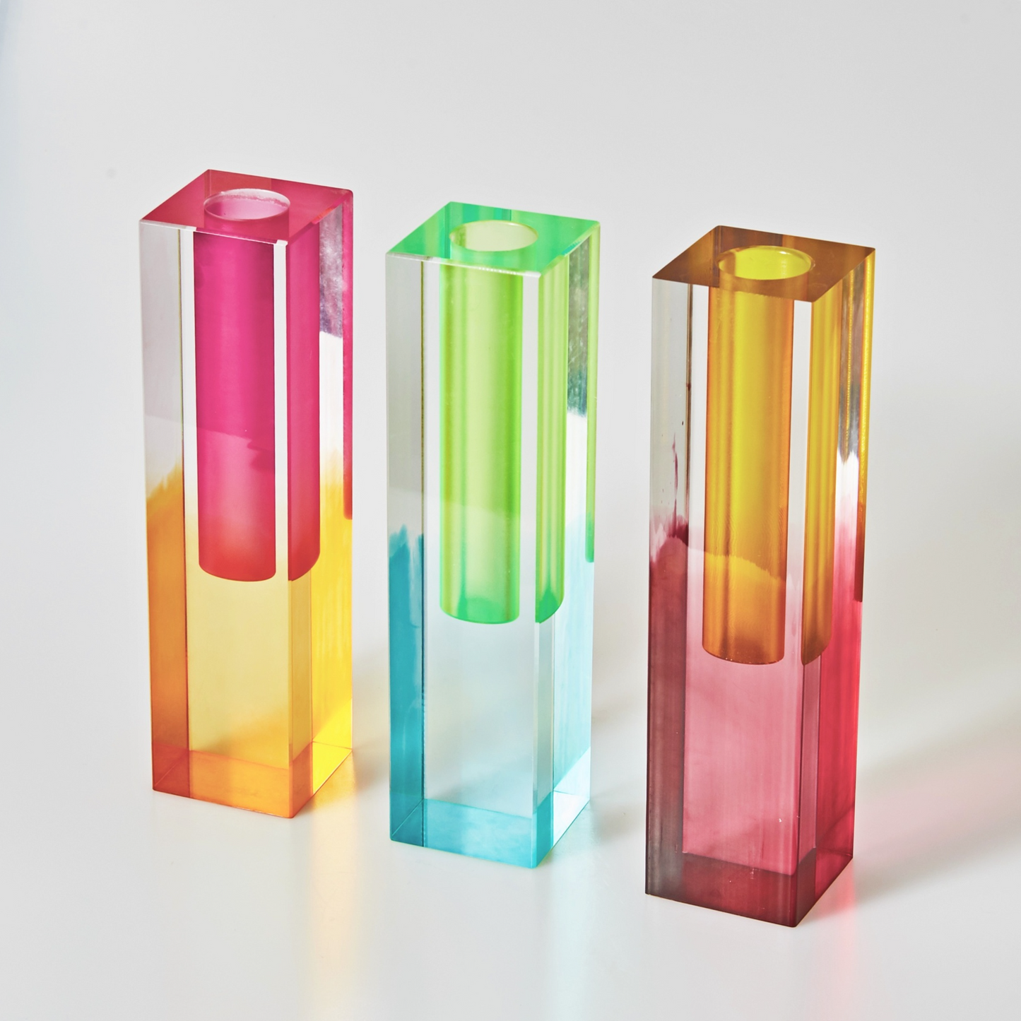Modern Rainbow Colour Vase