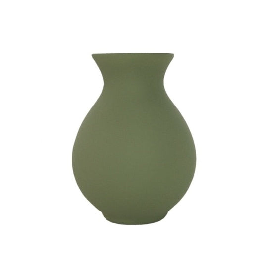 Nordic Ceramic Vase in Khaki