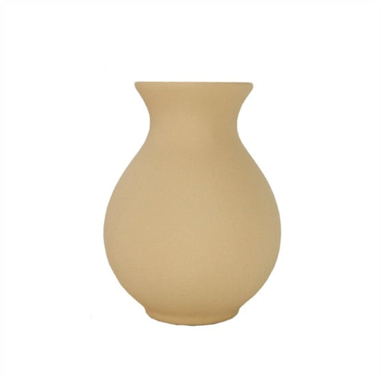 Nordic Ceramic Vase in Tan