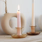 Romantic Candle Holder in Light Brown