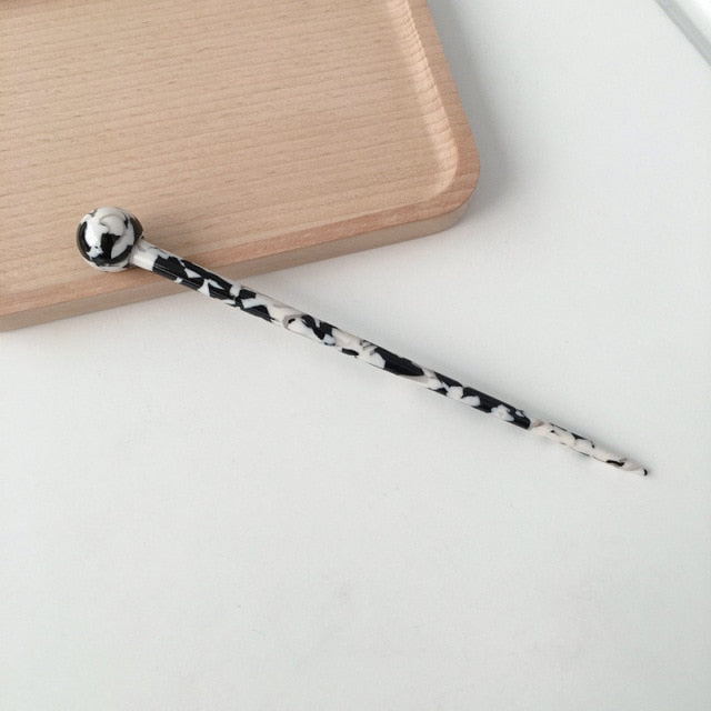 Hair Pin with Ball Detail