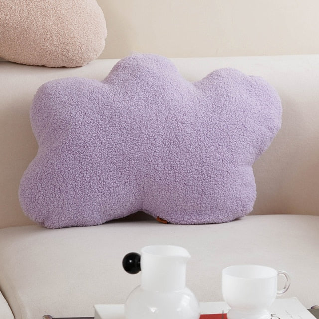 Geometrical Shape Cushion in Lilac