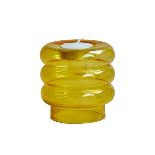 Dual Purpose Candle Holder in Yellow