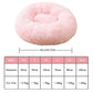 Super Soft Long Plush Pet Bed in Pink
