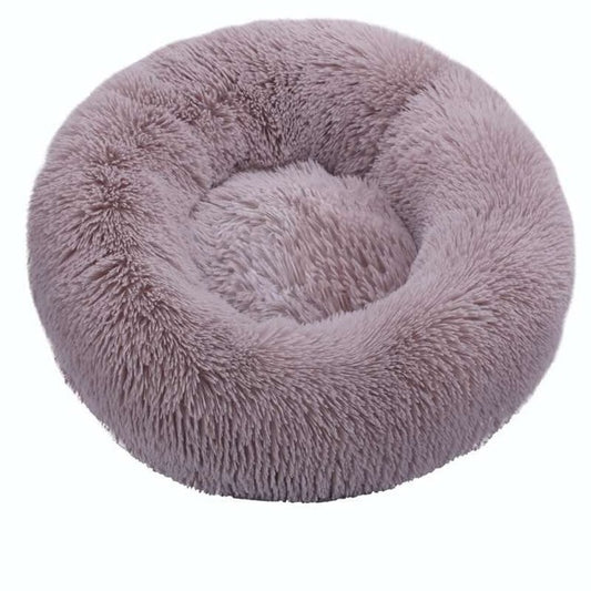 Super Soft Long Plush Pet Bed in Mink