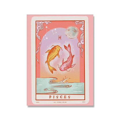Star Sign Poster "Pisces"