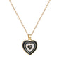Heart Necklace in Black