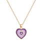 Heart Necklace in Lilac