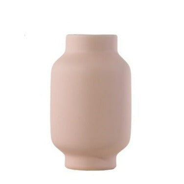 Modern Ceramic Vase in Desert Pink